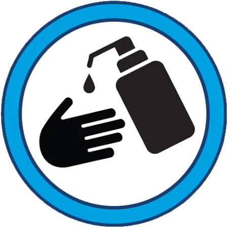 sanitize hands icon