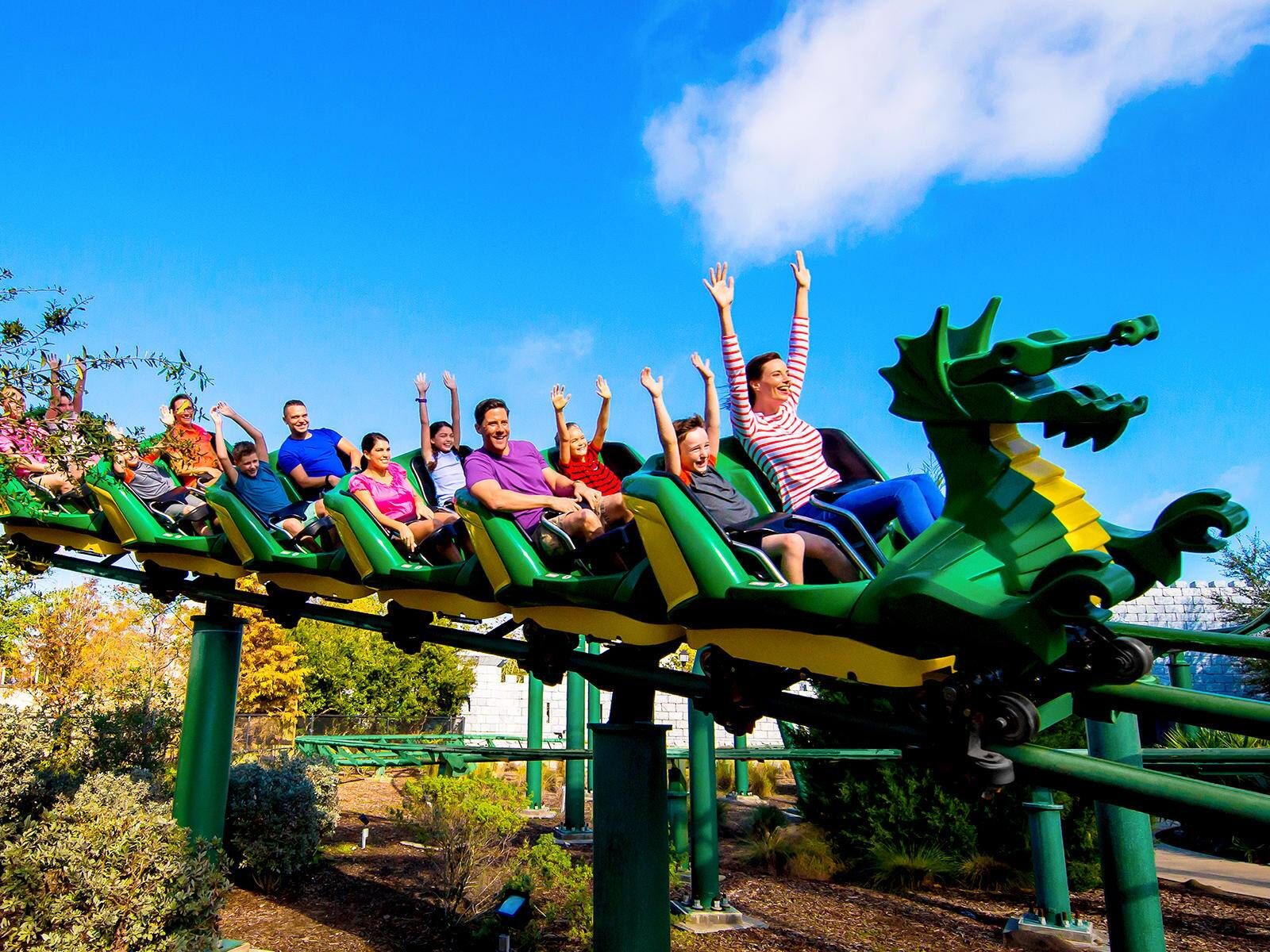 The Dragon Roller Coaster Legoland Dragon Roller Coasters Legoland